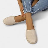 Lněné slip-on tenisky