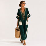 Kaftan Noor zelený etnický