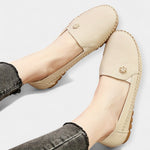 Lněné slip-on tenisky