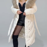 AURELIA | Long Coat with Fur