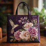 Ručně vyráběná taška – Kolibříci a orchideje