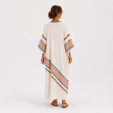 Kaftan Amira bílý etnický