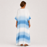 Kaftan Jamila modrý ombré