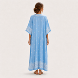Kaftan Lina blankytný etnický