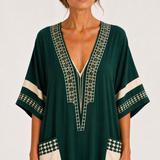 Kaftan Noor zelený etnický