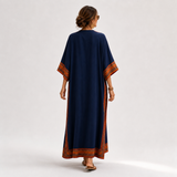 Kaftan Samira modrý etnický