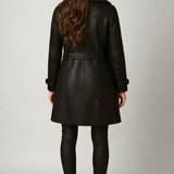 LENA | Leather Coat