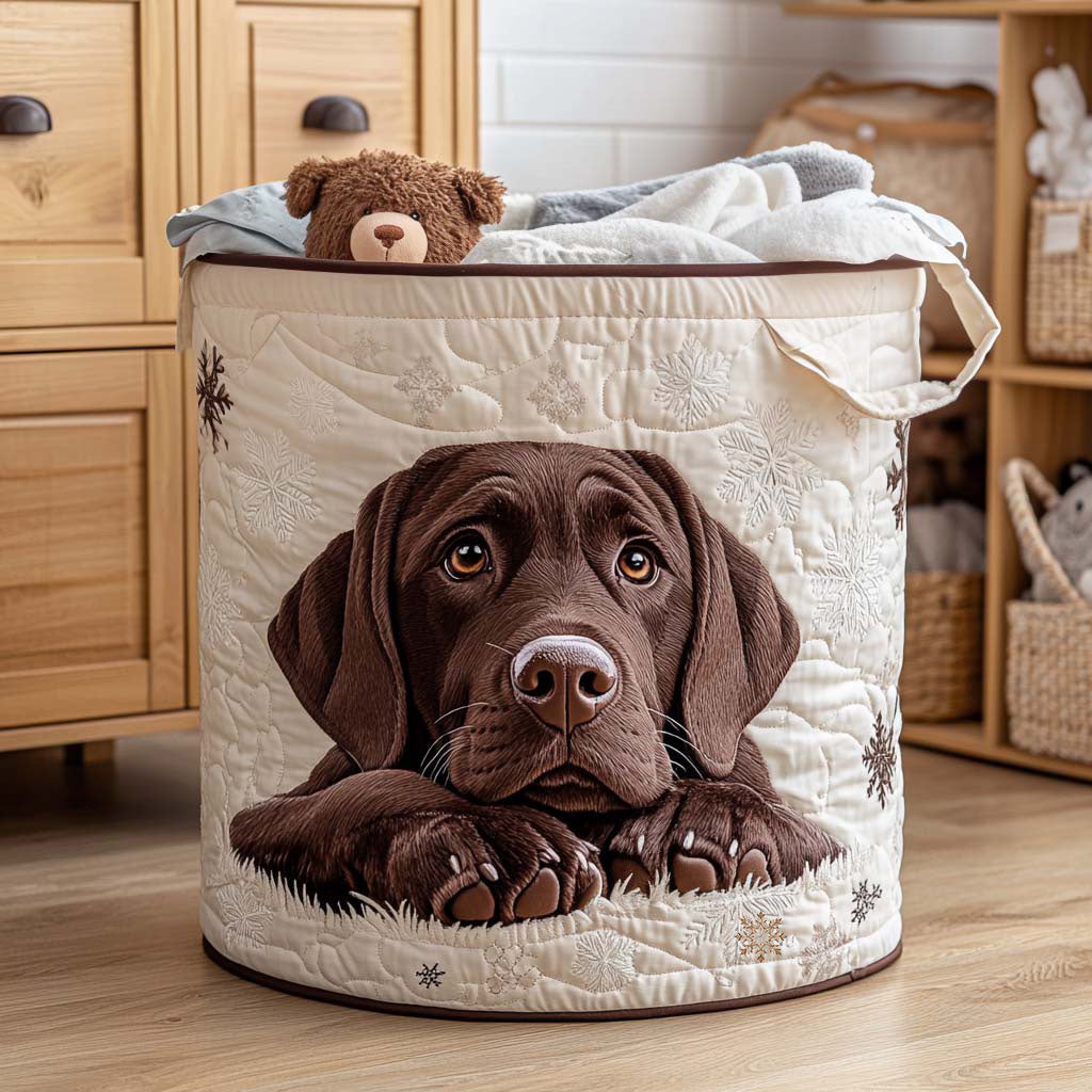 Prošívaný koš na prádlo – Cachorro Útulný (s uchy)