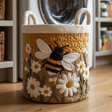 Prošívaný koš na prádlo – Margarita y Abeja (s uchy)
