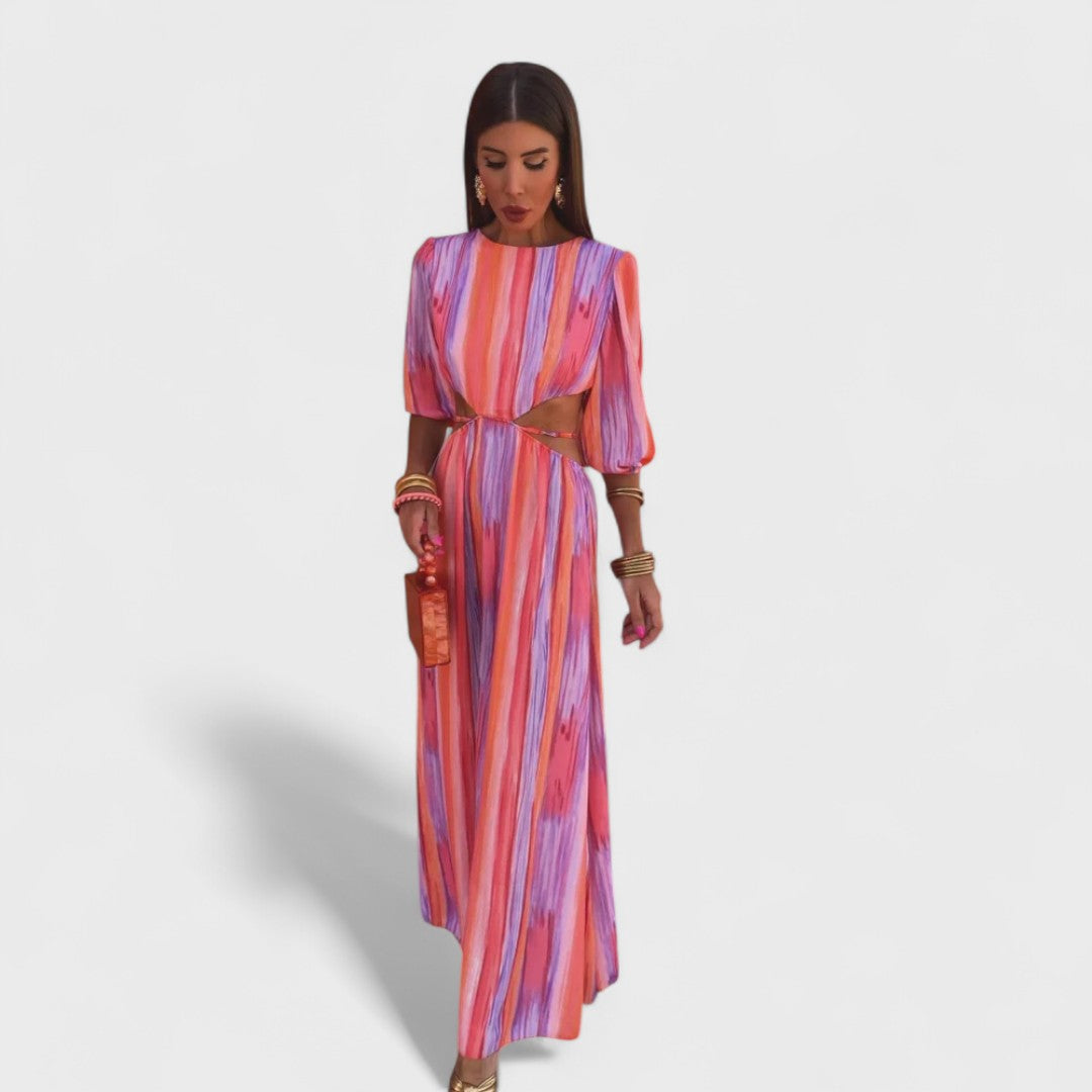 Ilona | Elegantní šaty s výřezy