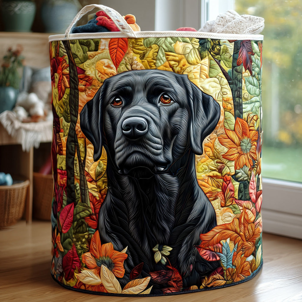 Prošívaný koš na prádlo – Fidelidad del Labrador (s uchy)