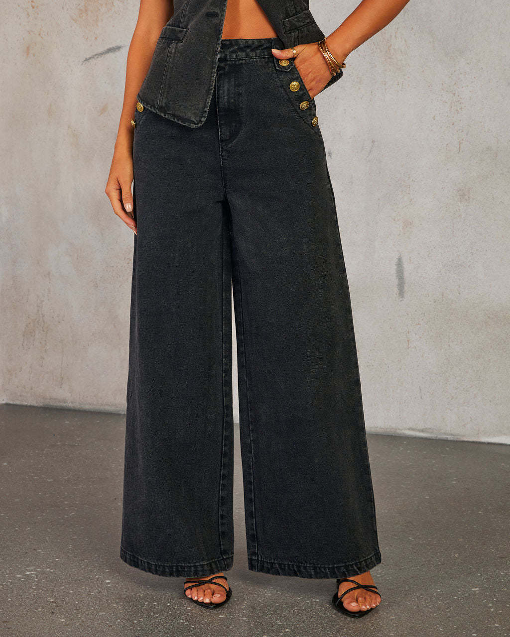 Gizela | Elegantní denimový komplet