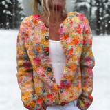 Madelyn | Watercolour Bloom Cardigan