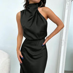 Božetěcha | Elegantní večerní šaty s halter výstřihem