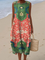 Drahoslava | Boho midi šaty s malovaným vzorem