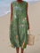 Naděžda | Boho midi šaty s přírodním motivem