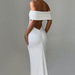 Jonáša | Dlouhé šaty Bardot rafinované