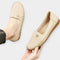 Lněné slip-on tenisky