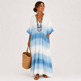 Kaftan Jamila modrý ombré