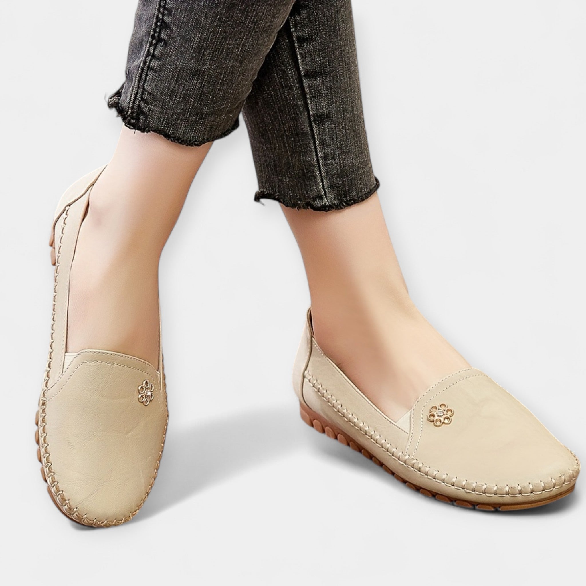 Lněné slip-on tenisky