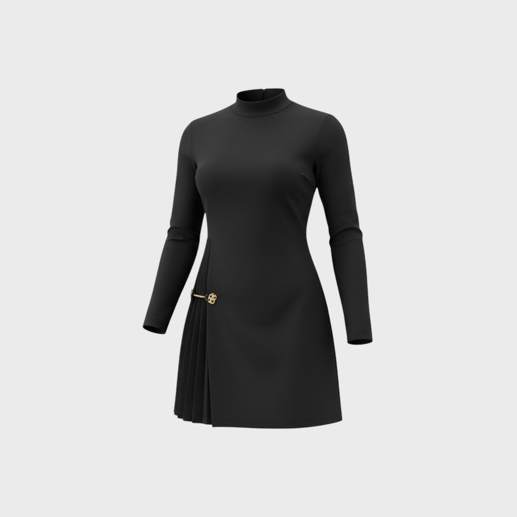 Ivana | Elegantní šaty s plisovaným detailem