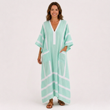Kaftan Zaira mentolově zelený