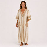 Kaftan Dalia béžový etnický