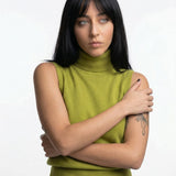 Marenton — High-Neck Knit Vest