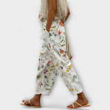 Airish – Distinctive Printed Casual Button Trousers